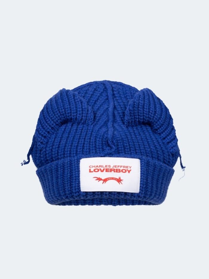 Chunky Ears Beanie Blue1