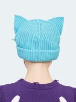 Chunky Ears Beanie Sky Blue3